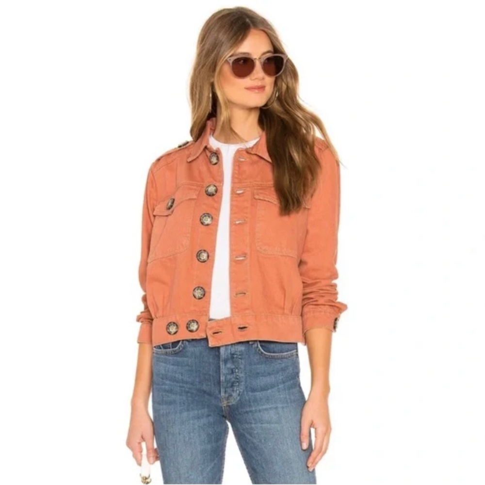 NWOT Free People Eisenhower Jacket in Terracotta Size XS